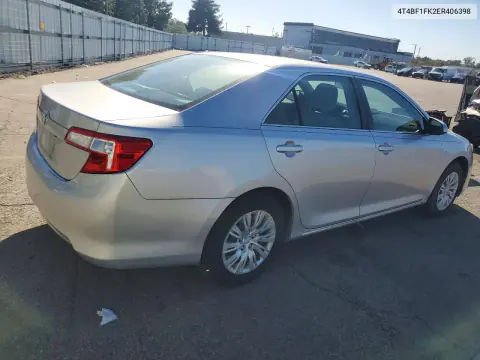 2014 Toyota Camry Le VIN 4T4BF1FK2ER406398 фото 3