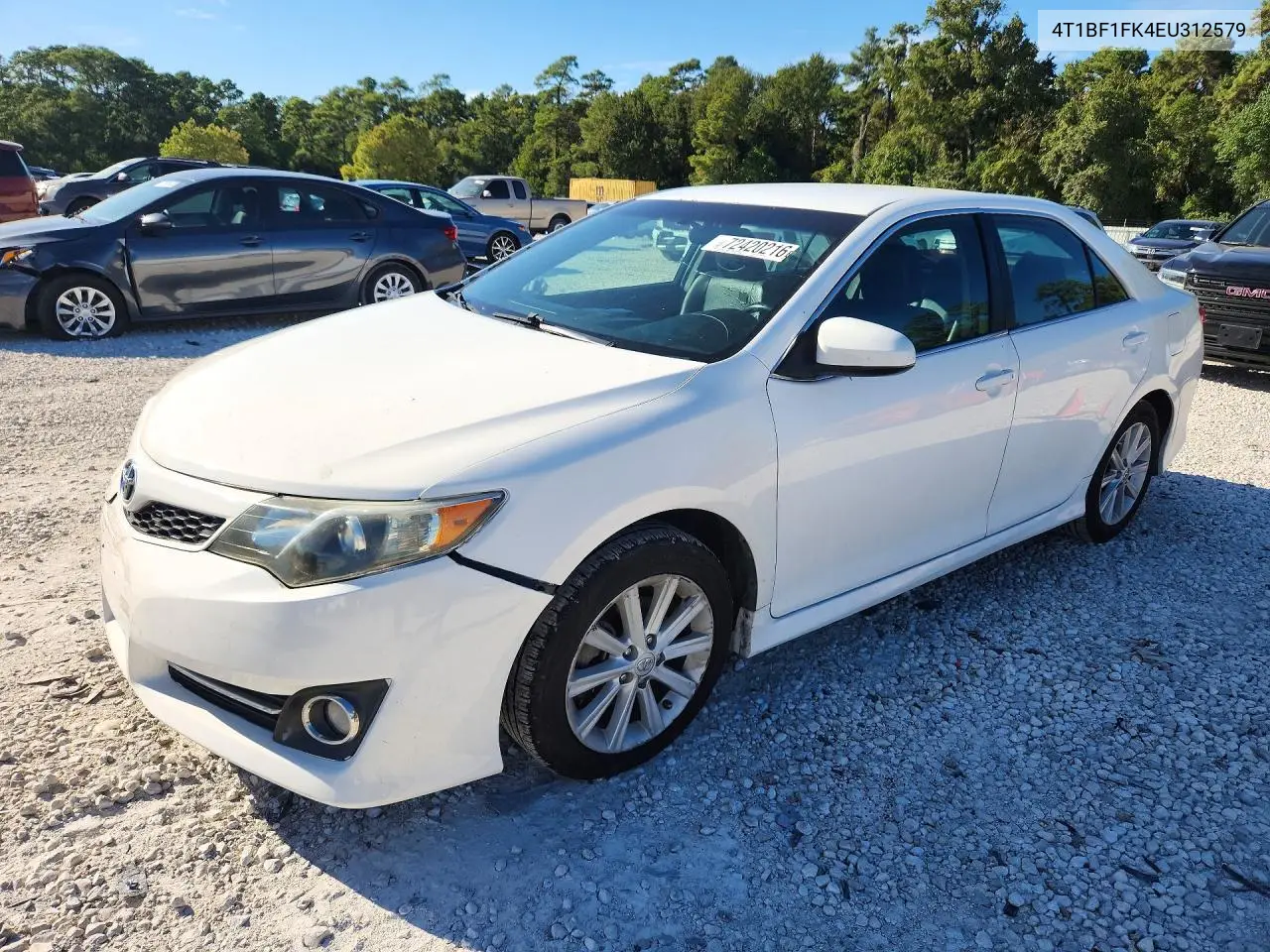 2014 Toyota Camry Se VIN 4T1BF1FK4EU312579 фото 1