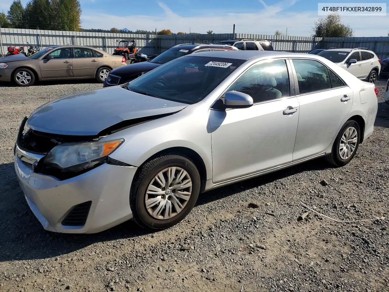 2014 Toyota Camry Le VIN 4T4BF1FKXER342899 фото 1