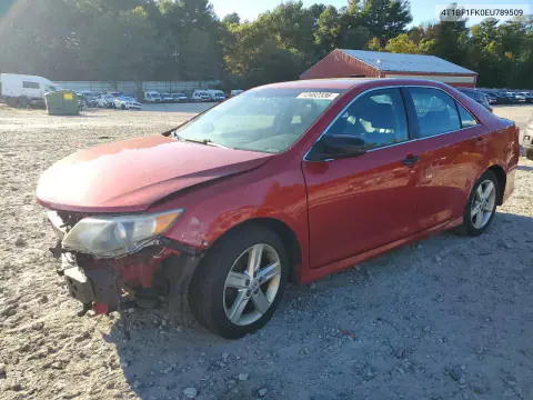 2014 Toyota Camry Se VIN 4T1BF1FK0EU789509 фото 1