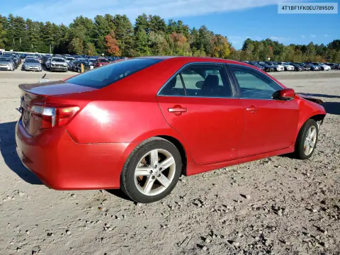 2014 Toyota Camry Se VIN 4T1BF1FK0EU789509 фото 3