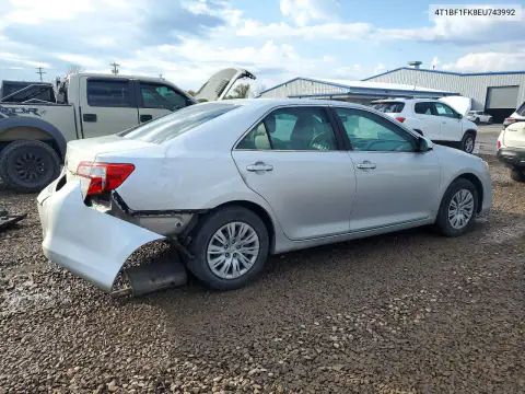 4T1BF1FK8EU743992 — 2014 Toyota Camry, фото 3 с аукциона Copart 19.10.2026, Задняя часть