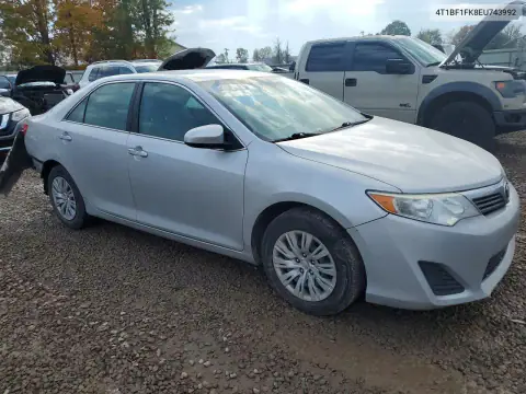 4T1BF1FK8EU743992 — 2014 Toyota Camry, фото 4 с аукциона Copart 19.10.2026, Задняя часть