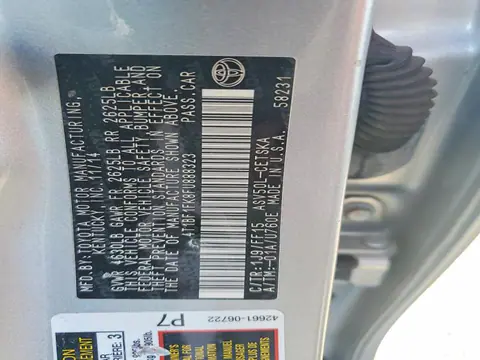 2015 TOYOTA CAMRY VIN 4T1BF1FK8FU888323 фото 12