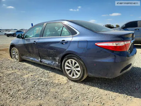 2015 Toyota Camry Le VIN 4T4BF1FK8FR514011 фото 2