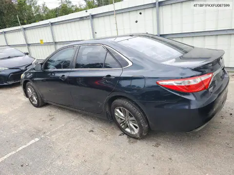 4T1BF1FKXFU087599 — 2015 Toyota Camry, фото 2 с аукциона Copart, Боковая часть