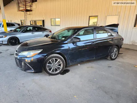 4T1BF1FK2FU001069 — 2015 Toyota Camry, Задняя часть, фото до ремонта