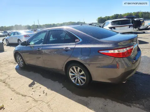 2015 Toyota Camry Xle V6 VIN 4T1BK1FK5FU563575 фото 2
