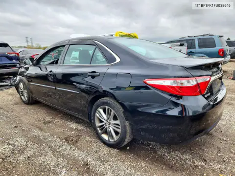 4T1BF1FK1FU038646 — 2015 Toyota Camry, фото 2 с аукциона Copart 22.10.2026, Передняя часть