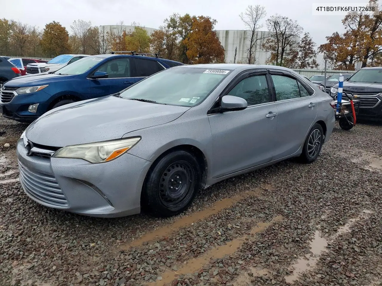 4T1BD1FK6FU172638 Toyota Camry 2015 — повреждение Передняя часть, фото до ремонта