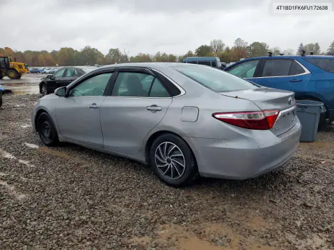 4T1BD1FK6FU172638 — 2015 Toyota Camry, фото 2 с аукциона Copart 21.10.2026, Передняя часть