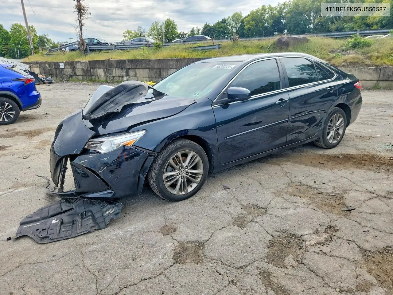 2016 Toyota Camry Se VIN 4T1BF1FK5GU550587 фото 1