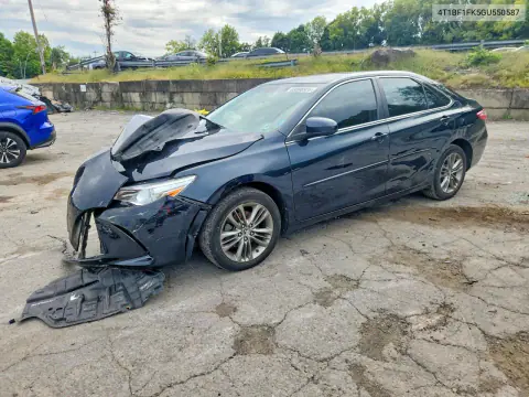 4T1BF1FK5GU550587 — 2016 Toyota Camry, Передняя часть, фото до ремонта