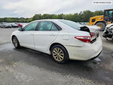 2016 Toyota Camry Le VIN 4T1BF1FK2GU116224 фото 2