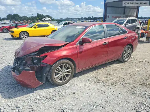 2016 Toyota Camry Se VIN 4T1BF1FK3GU522920 фото 1