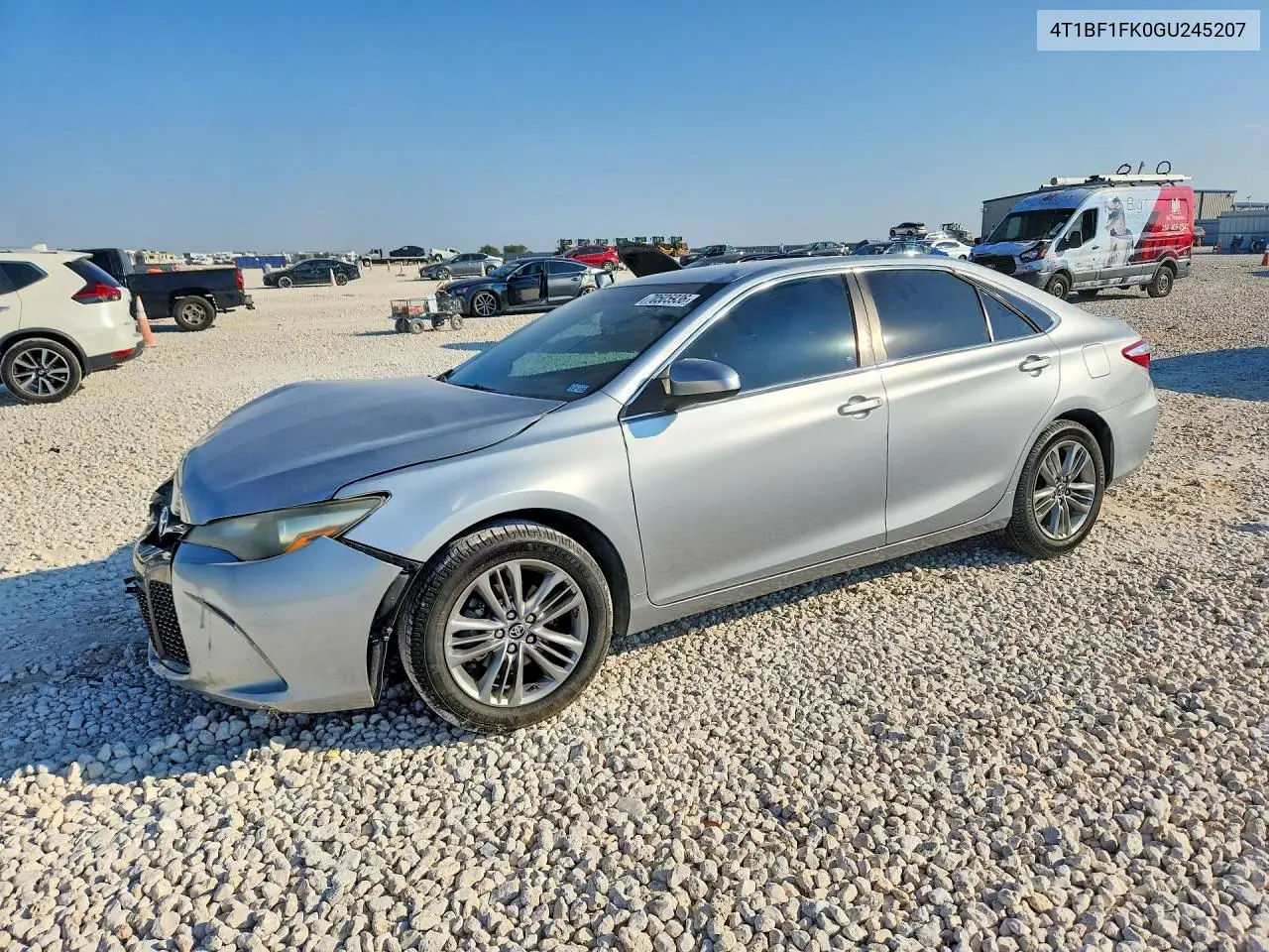2016 Toyota Camry Se VIN 4T1BF1FK0GU245207 фото 1