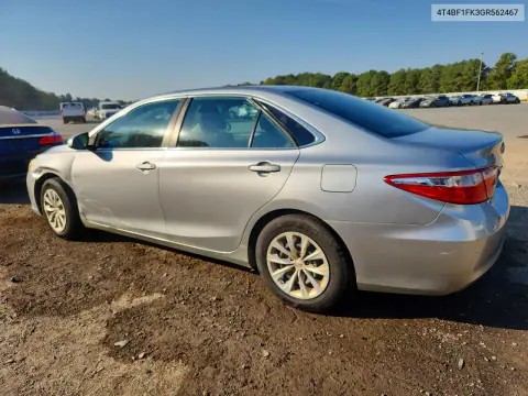 2016 Toyota Camry Le VIN 4T4BF1FK3GR562467 фото 2
