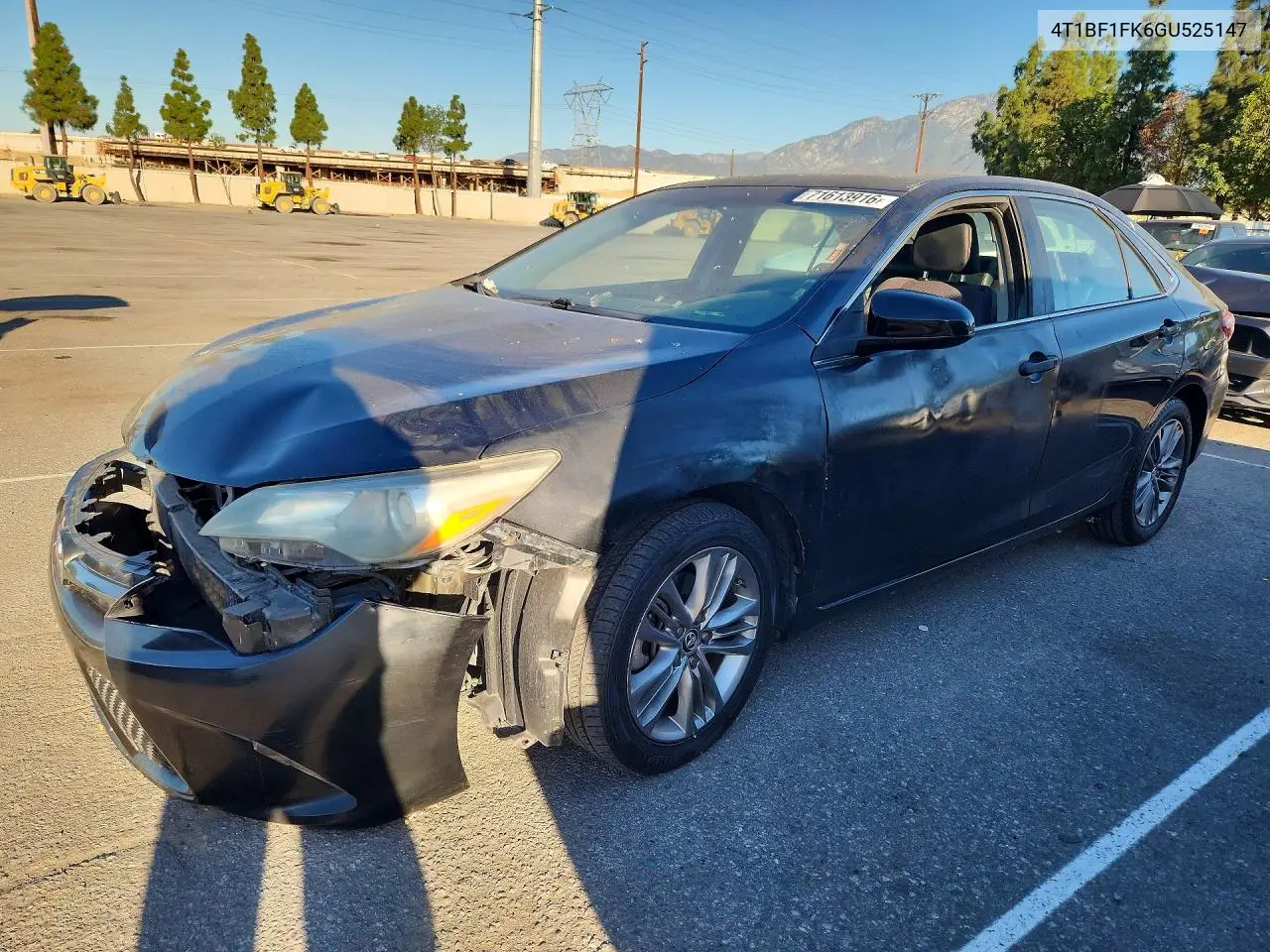 2016 Toyota Camry Se VIN 4T1BF1FK6GU525147 фото 1