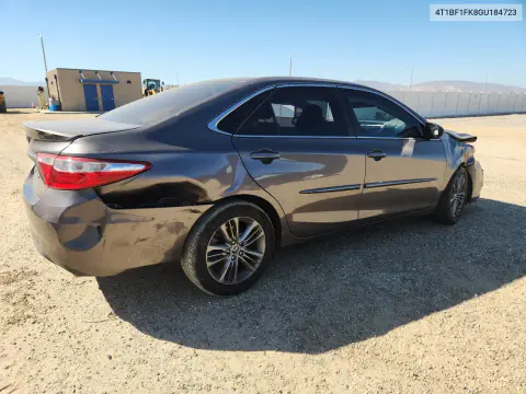 2016 Toyota Camry Se VIN 4T1BF1FK8GU184723 фото 3