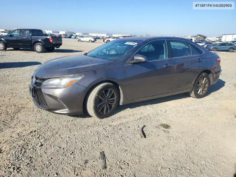 2017 Toyota Camry Se VIN 4T1BF1FK1HU302905 фото 1