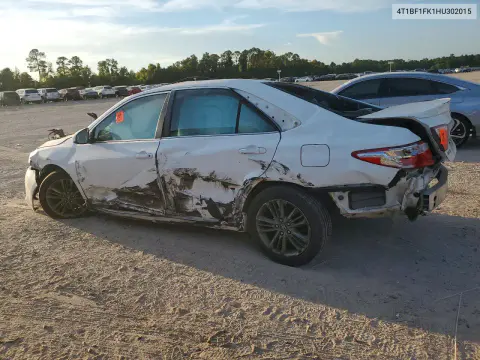 2017 Toyota Camry Se VIN 4T1BF1FK1HU302015 фото 2