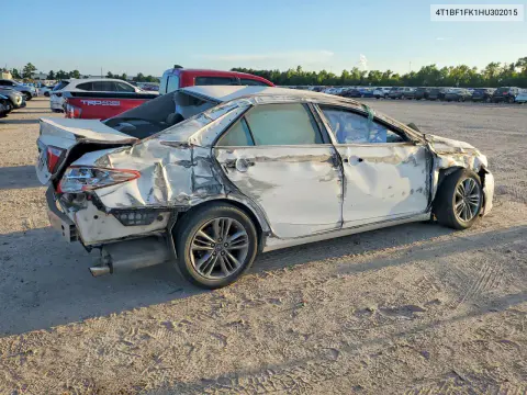 2017 Toyota Camry Se VIN 4T1BF1FK1HU302015 фото 3