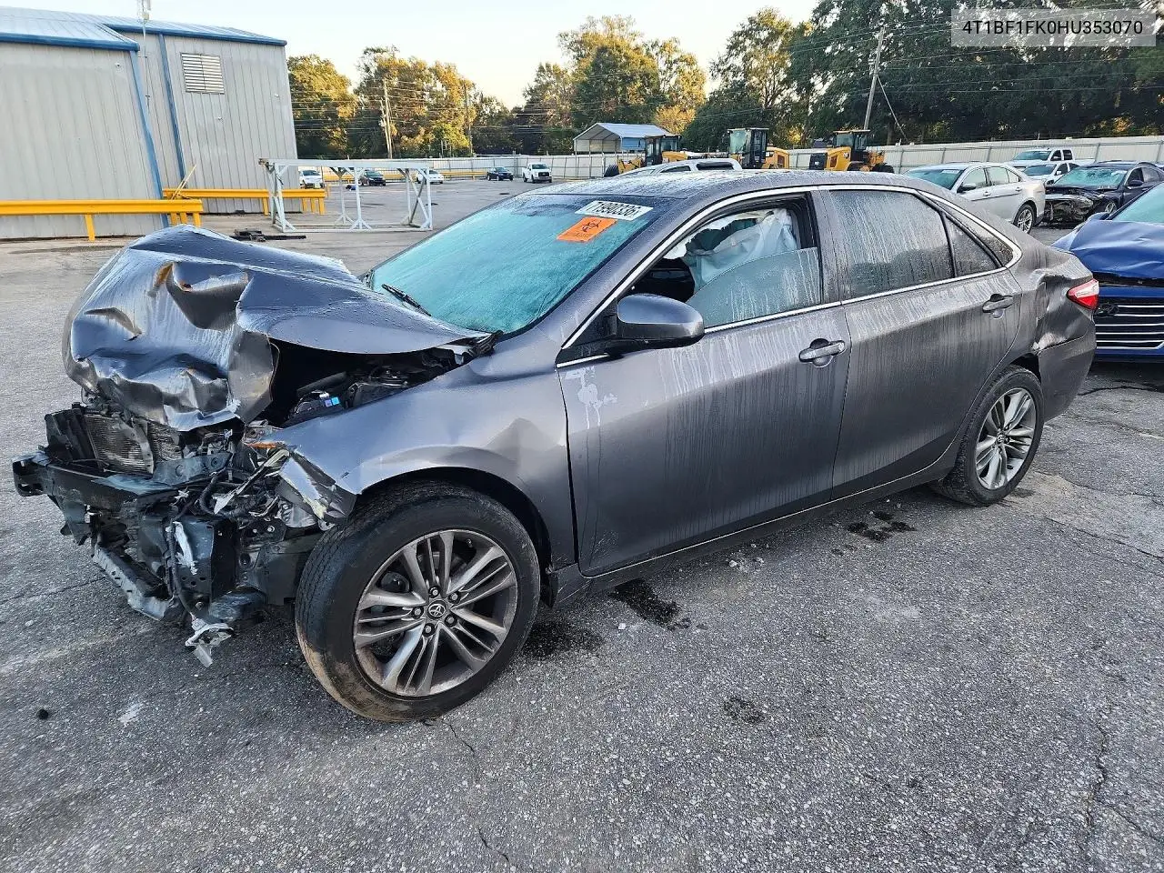 2017 Toyota Camry Se VIN 4T1BF1FK0HU353070 фото 1