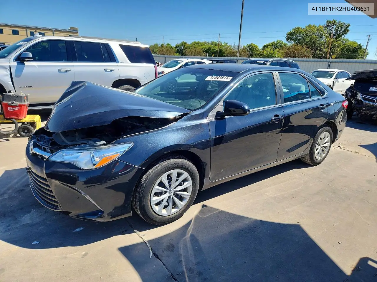 2017 Toyota Camry Le VIN 4T1BF1FK2HU403631 фото 1
