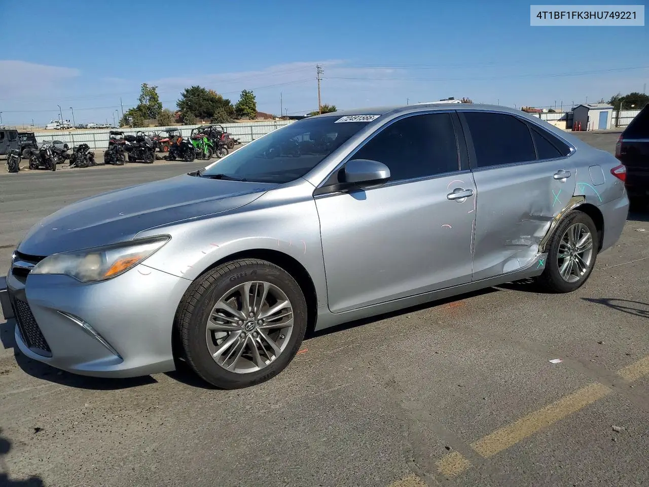 2017 Toyota Camry Se VIN 4T1BF1FK3HU749221 фото 1