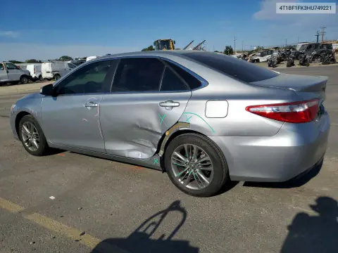 2017 Toyota Camry Se VIN 4T1BF1FK3HU749221 фото 2
