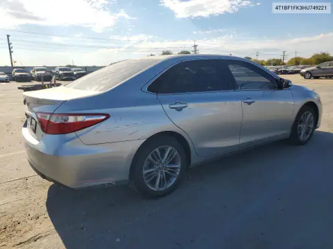 2017 Toyota Camry Se VIN 4T1BF1FK3HU749221 фото 3
