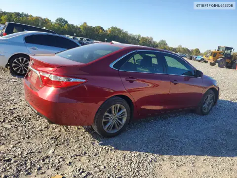 4T1BF1FK4HU645708 — 2017 Toyota Camry, фото 3 с аукциона Copart, Сторона
