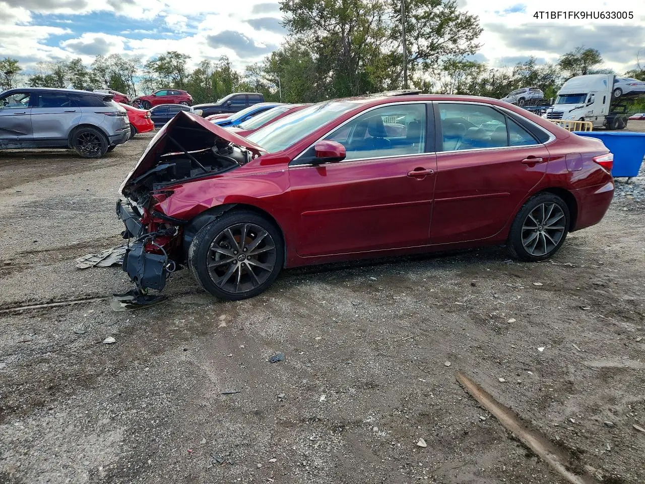 2017 Toyota Camry Xse VIN 4T1BF1FK9HU633005 фото 1