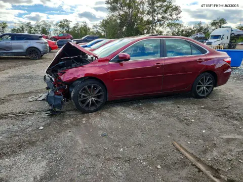 4T1BF1FK9HU633005 — 2017 Toyota Camry, Передняя часть, фото до ремонта
