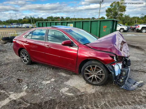 2017 Toyota Camry Xse VIN 4T1BF1FK9HU633005 фото 4