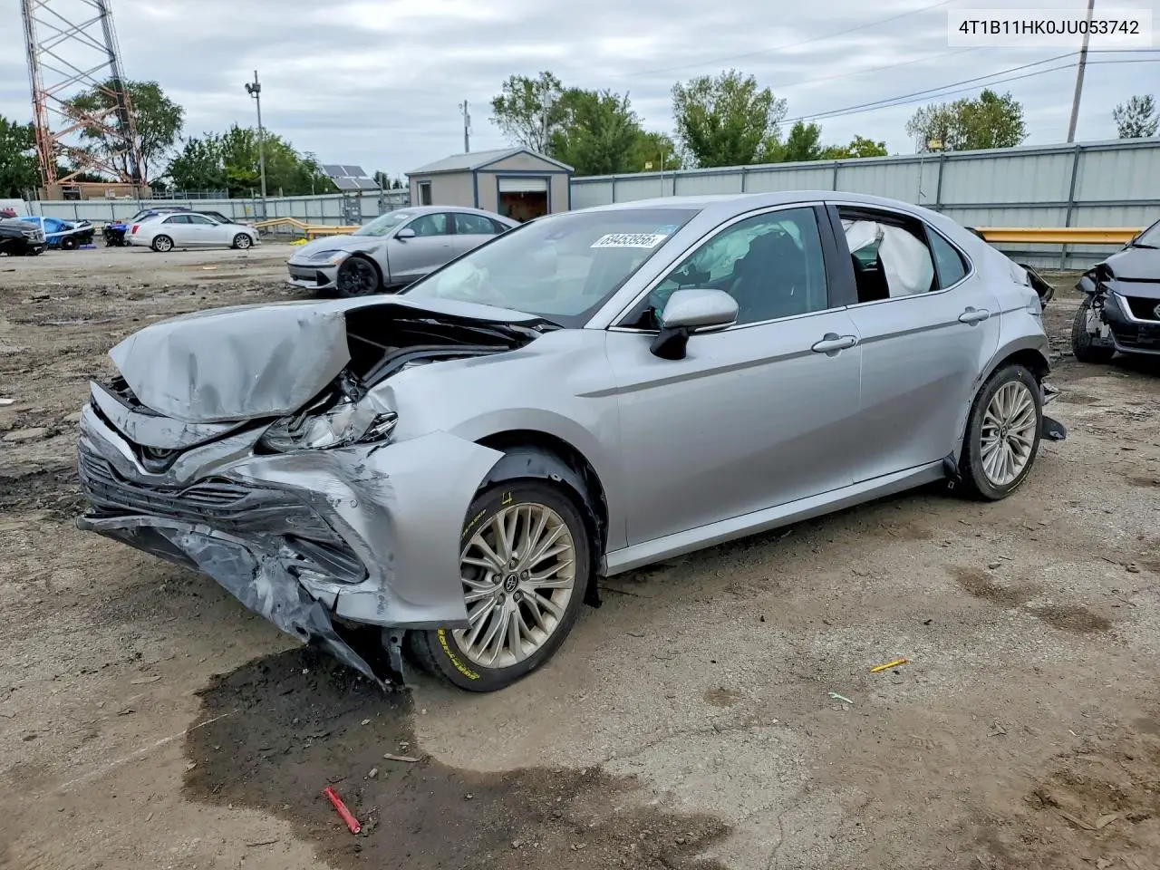 2018 Toyota Camry Xle VIN 4T1B11HK0JU053742 фото 1