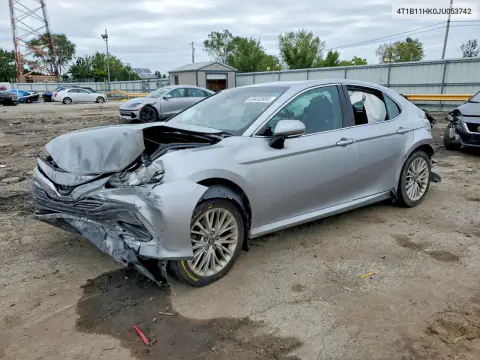 2018 Toyota Camry Xle VIN 4T1B11HK0JU053742 фото 1