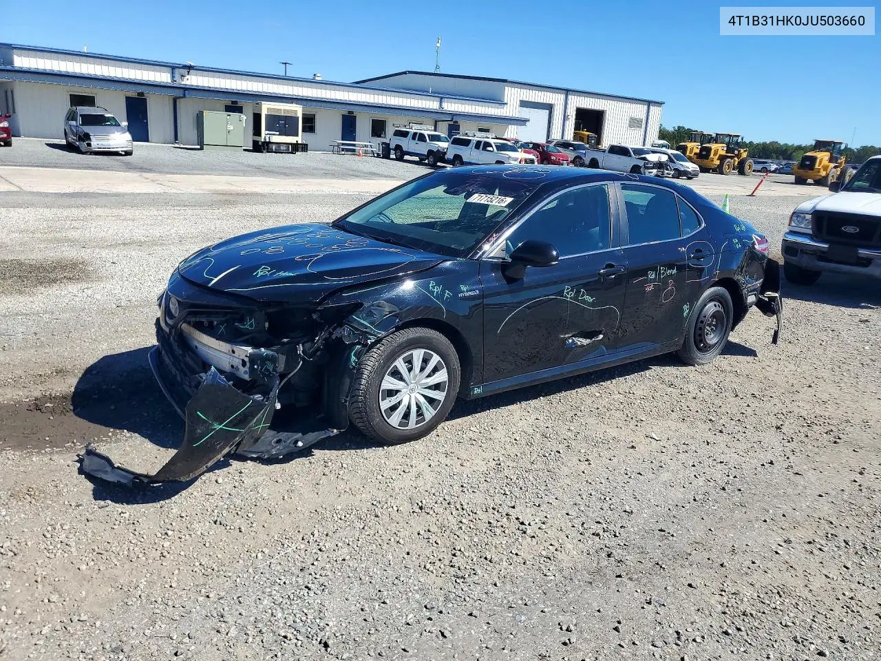 4T1B31HK0JU503660 Toyota Camry 2018 — повреждение Передняя часть, фото до ремонта