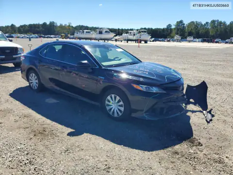 4T1B31HK0JU503660 — 2018 Toyota Camry, фото 4 с аукциона Copart 19.10.2026, Передняя часть