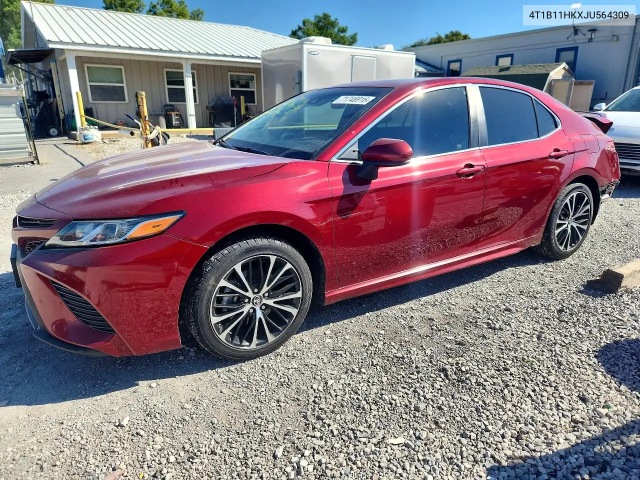 2018 Toyota Camry Se VIN 4T1B11HKXJU564309 фото 1