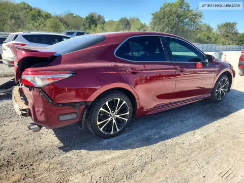 2018 Toyota Camry Se VIN 4T1B11HKXJU564309 фото 3