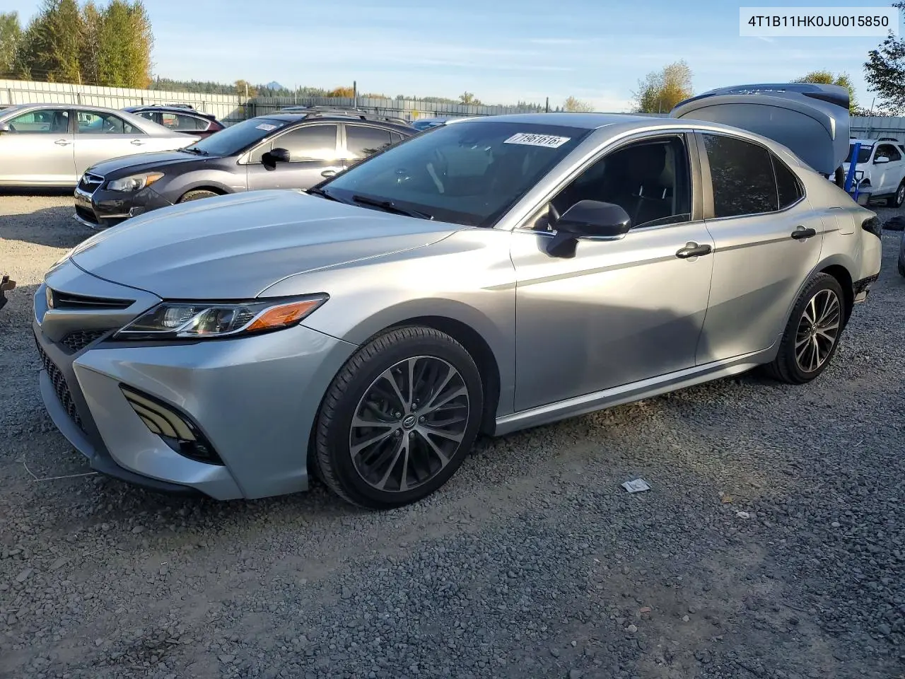 2018 Toyota Camry Se VIN 4T1B11HK0JU015850 фото 1