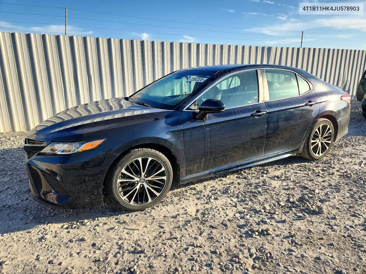 2018 Toyota Camry Se VIN 4T1B11HK4JU578903 фото 1