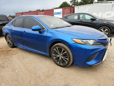 2018 Toyota Camry Se VIN 4T1B11HK9JU047728 фото 4