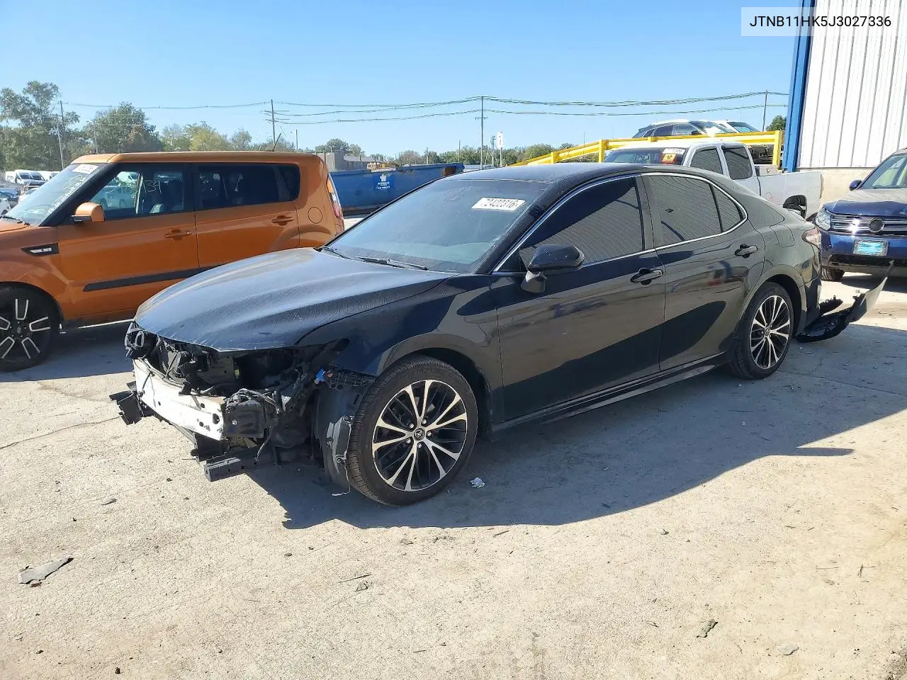 JTNB11HK5J3027336 Toyota Camry 2018 — повреждение Передняя часть, фото до ремонта
