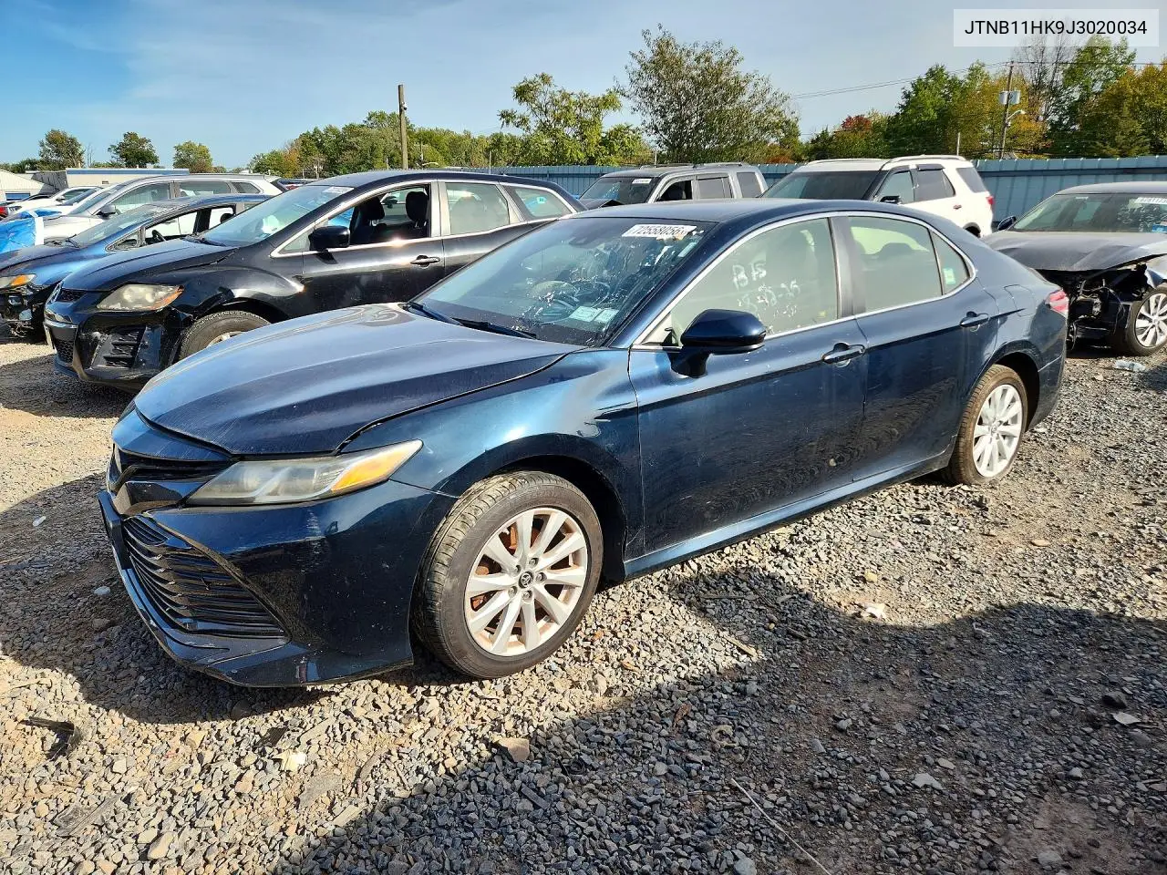 2018 Toyota Camry Le VIN JTNB11HK9J3020034 фото 1