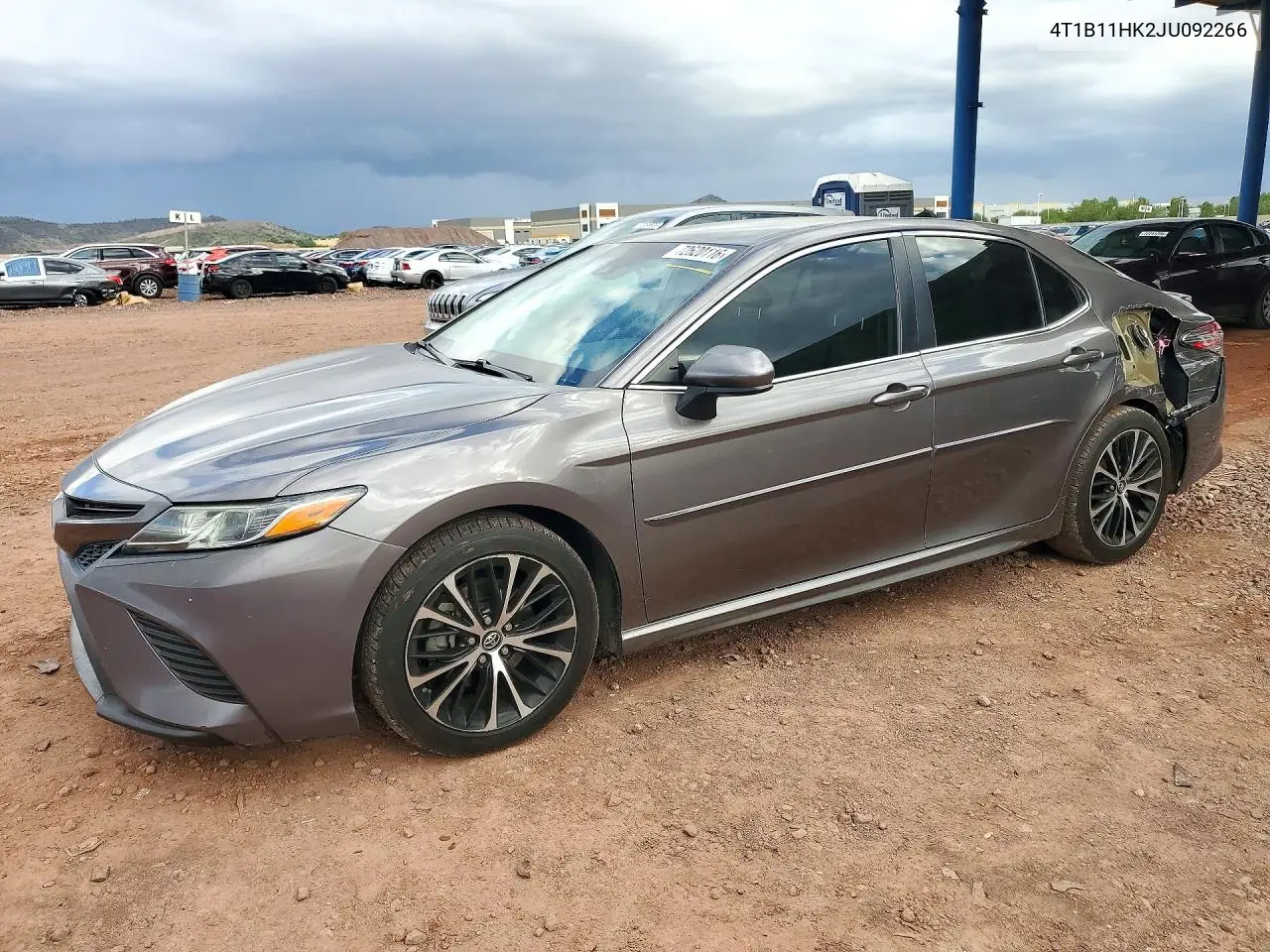 2018 Toyota Camry Se VIN 4T1B11HK2JU092266 фото 1