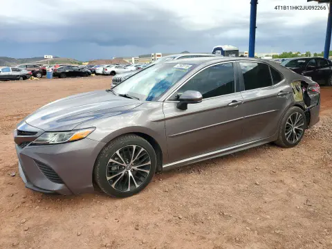 4T1B11HK2JU092266 — 2018 Toyota Camry, Задняя часть, фото до ремонта