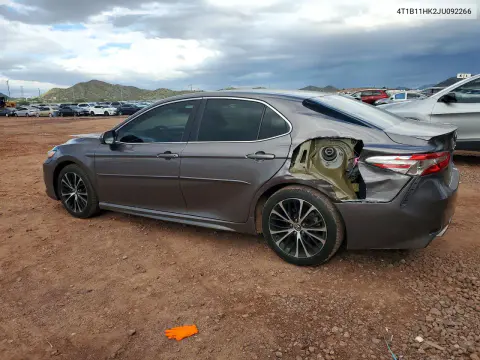 2018 Toyota Camry Se VIN 4T1B11HK2JU092266 фото 2