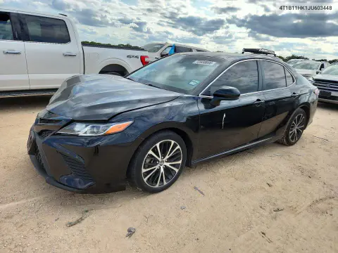 4T1B11HK1JU603448 — 2018 Toyota Camry, Передняя часть, фото до ремонта